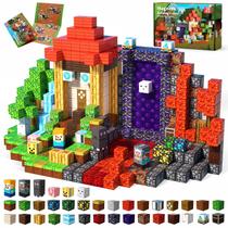 Blocos de construção magnéticos Annexfun Forest Portal 150 unidades Blocos de construção magnéticos Annexfun Forest Portal 150 unidades