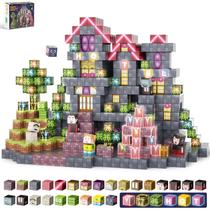 Blocos de construção magnéticos BINZKBB Enchanted Hotel 198 unidades Blocos de construção magnéticos BINZKBB Enchanted Hotel 198 unidades