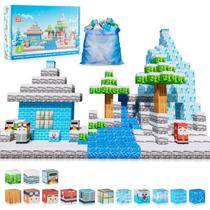 Blocos de construção magnéticos Cagwulle 130 unidades para crianças de 3 ou mais anos Blocos de construção magnéticos Cagwulle 130 unidades para crianças de 3 ou mais anos