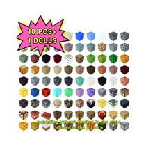 Blocos De Construção Magnéticos DIY Para Crianças 10-500pcs Mini Quebra-Cabeça Mundo Blocos