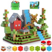 Blocos de construção magnéticos DUSH PACE 120 PCS para crianças de 3 a 12 anos