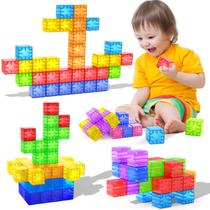 Blocos de construção magnéticos Feoxialy 32 unidades para crianças de 1 a 3 anos