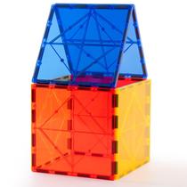 Blocos de construção magnéticos Gemmicc 8 peças para crianças com placas de base Blocos de construção magnéticos Gemmicc 8 peças para crianças com placas de base