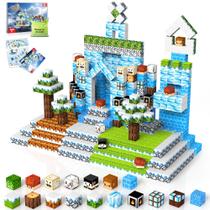 Blocos de construção magnéticos Hltyigr 150PCS Snow Mountain