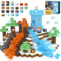 Blocos de construção magnéticos Kidiyee Build Mine Magnet World
