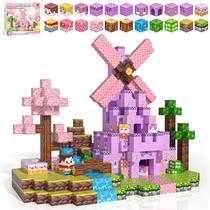 Blocos de construção magnéticos Kryzomat 100PCS Princess Castle