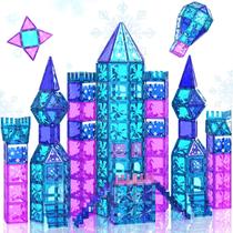 Blocos de construção magnéticos Paaxido Princess Castle 102 unidades Blocos de construção magnéticos Paaxido Princess Castle 102 unidades