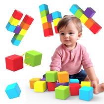 Blocos de construção magnéticos Pairez Toys Large Cubes 12 unidades Blocos de construção magnéticos Pairez Toys Large Cubes 12 unidades