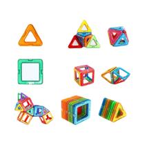 Blocos de Construção Magnéticos para Crianças - Quebra-Cabeça Educacional e Brinquedo