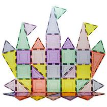 Blocos de construção magnéticos PicassoTiles PTJ48 com 48 peças Blocos de construção magnéticos PicassoTiles PTJ48 com 48 peças