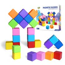 Blocos de construção magnéticos Pleykele Large 16PCS 4cm 1-5 anos
