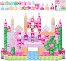 Blocos de construção magnéticos SeeDyond 122 PCS para crianças de 3 anos ou mais Blocos de construção magnéticos SeeDyond 122 PCS para crianças de 3 anos ou mais