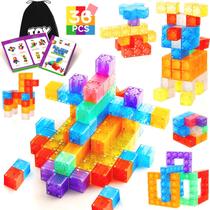 Blocos de construção magnéticos TOY Life 36 unidades para crianças de 3 a 8 anos Blocos de construção magnéticos TOY Life 36 unidades para crianças de 3 a 8 anos