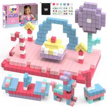 Blocos de construção magnéticos TOY Life 48 unidades para crianças de 3 a 8 anos