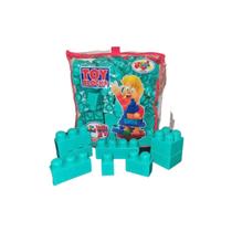 Blocos de construção Mega Blocks Fab Chilena 50 peças - Turquo