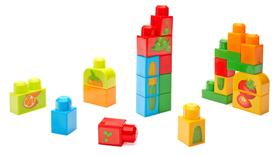 Blocos de construção Mega Bloks First Builders Stacking Snacks