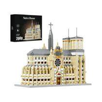 Blocos De Construção Micro Bricks Da Catedral De Notre-Dame De Paris, Brinquedos Arquitetônicos De