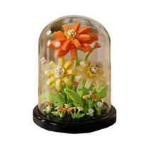 Blocos De Construção Micro Para Crianças, Buquê De Flores Eternas, Modelo De Planta Em Vaso, Blocos De Construção Micro Para Crianças, Buquê De Flores Eternas, Modelo De Planta Em Vaso,