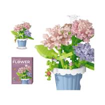 Blocos De Construção Mini Flores Para Crianças Quebra-Cabeça Suculenta Lembrancinhas De Aniversário