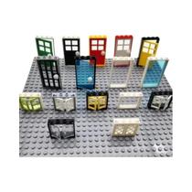 Blocos De Construção MOC Para Crianças Com Portas E Janelas Compatíveis Com O Clássico City Friends Blocos De Construção MOC Para Crianças Com Portas E Janelas Compatíveis Com O Clássico City Friends