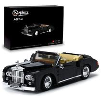 Blocos de construção Nifeliz Retro Car Silver Cloud em escala 1:14
