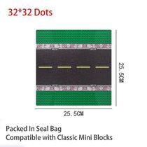 Blocos de construção: placas de base, 32x32 pontos, plástico rosa