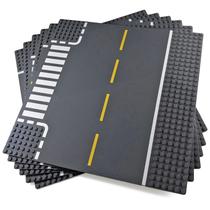 Blocos de construção, placas de base, Apostrophe Games Road, 6 unidades