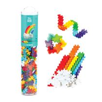 Blocos de construção PLUS PLUS 240 peças Rainbow Mix Kids 5-12