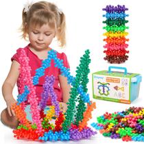 Blocos de construção Qirptey 300PCS Educacionais STEM Toys Kids 3+