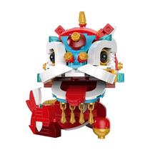 Blocos de construção SCTCACR JAKI Cultura chinesa Kylin Lion Lucky Koi Blocos de construção SCTCACR JAKI Cultura chinesa Kylin Lion Lucky Koi