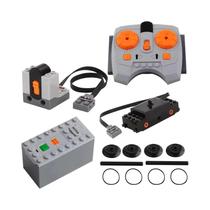Blocos De Construção Técnicos 4 Em 1 MOC Pacote De Funções De Potência Motor De Trem Controle Remoto Blocos De Construção Técnicos 4 Em 1 MOC Pacote De Funções De Potência Motor De Trem Controle Remoto