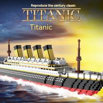 Blocos de Construção Titanic Gigante, Modelo de Luxo para Crianças e Adultos