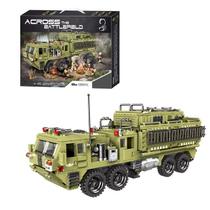 Blocos de construção Toy Military War Jungle Commando Truck