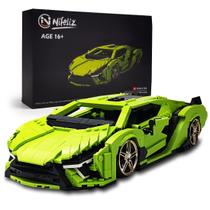 Blocos de construção Toy Nifeliz Mini SAI Sports Car MOC escala 1:14