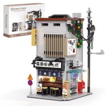 Blocos de construção Toy RAVAYO Japanese Street View Baozi Shop