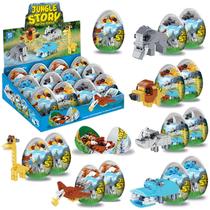 Blocos de construção: Wild Safari Toys 12 Surprise Animal Eggs Blocos de construção: Wild Safari Toys 12 Surprise Animal Eggs