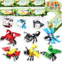 Blocos de construção WODMAZ Insect, 24 pacotes para crianças, dia dos namorados