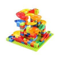 Blocos de Corrida de Mármore - 504 Peças - Labirinto de Bolas e Pista de Brinquedo