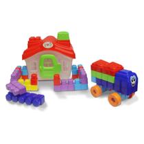 Blocos de Empilhar Casinha Bricks House 34 Peças Maral Blocos de Empilhar Casinha Bricks House 34 Peças Maral