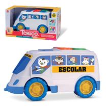 Blocos De Encaixar Ônibus Escolar Educativo Brinquedo Bebê - Samba Toys