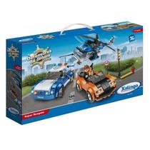 Blocos de Encaixe Defensores da Ordem Super Resgate 586 pç Blocos de Encaixe Defensores da Ordem Super Resgate 586 pç