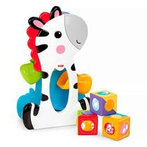 Blocos de Encaixe Divertido Zebra Fisher-Price CGN63 - Mattel Blocos de Encaixe Divertido Zebra Fisher-Price CGN63 - Mattel