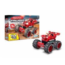 Blocos De Encaixe Monster Truck Vermelho