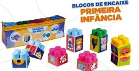 Blocos De Encaixe Primeira Infância com 10 peças - BRINK MOBIL