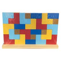 Blocos De Encaixe Quebra Cabeça 25 Peças Dipedu Brw