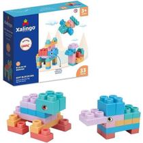 Blocos de Encaixe SOFT Blocos BIG 33 Peças Xalingo Blocos de Encaixe SOFT Blocos BIG 33 Peças Xalingo