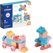 Blocos de Encaixe SOFT Blocos BIG 56 Peças Xalingo Blocos de Encaixe SOFT Blocos BIG 56 Peças Xalingo