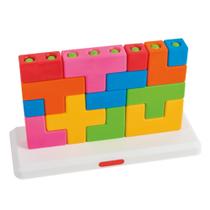 Blocos de Encaixe - Tipo Tetris Poliplac - 15 Peças