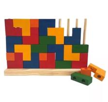 Blocos de encaixe vertical/ Quebra cabeça verticla/ Tetris - Toy Trade