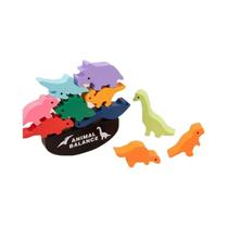Blocos De Equilíbrio De Animais De Madeira Montessori Para Crianças, Jogo Educativo De Empilhamento Blocos De Equilíbrio De Animais De Madeira Montessori Para Crianças, Jogo Educativo De Empilhamento